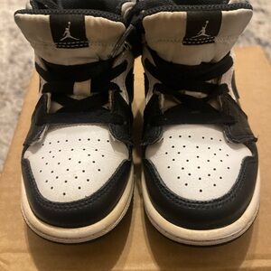 Kids Black and White Sneakers